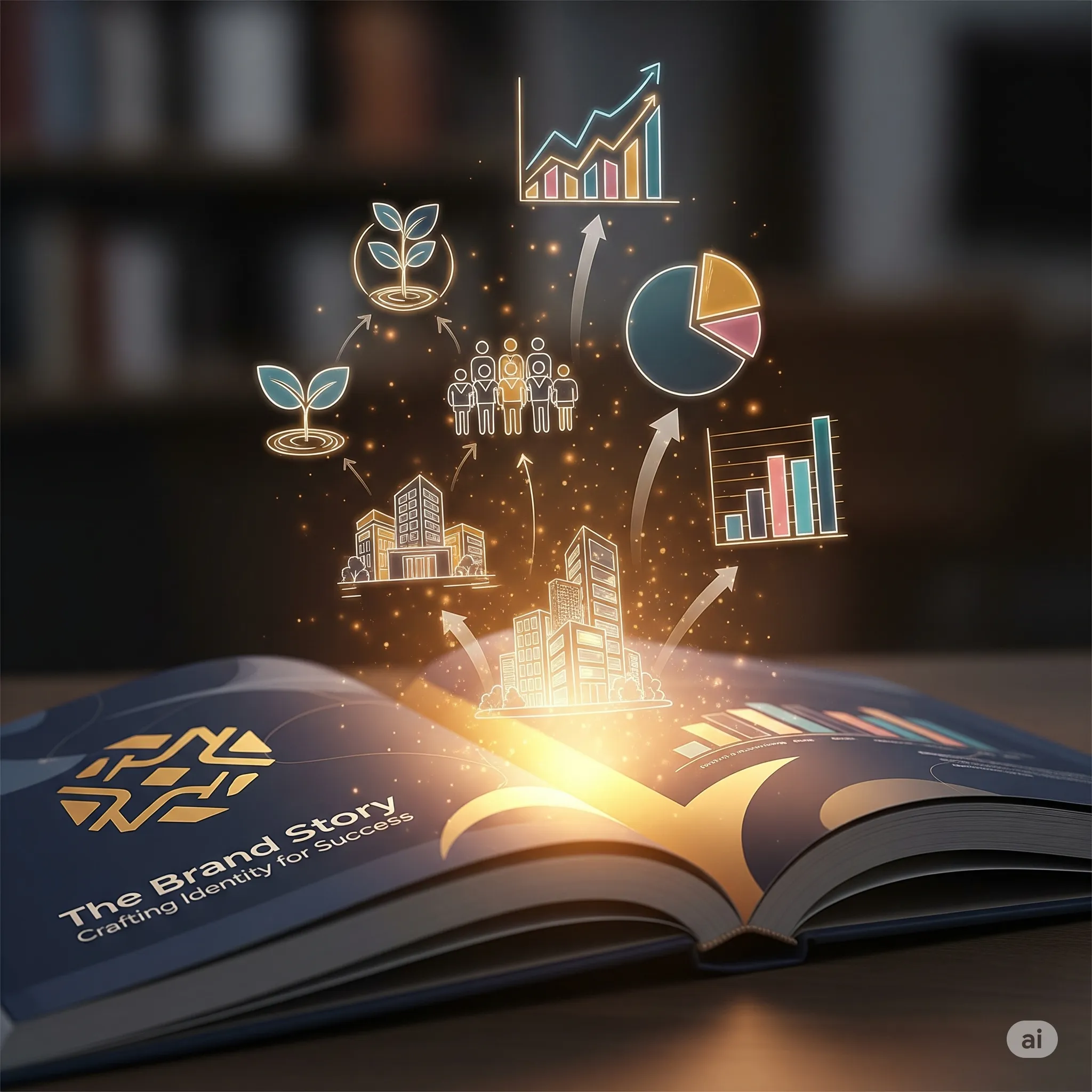 A unique visual identity that tells your success story.